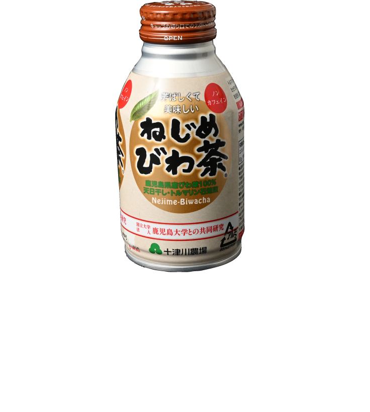 ねじめびわ茶¥180（税込）